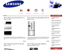 Tablet Screenshot of izmirsamsungservisi.com